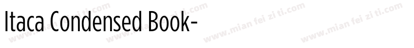 Itaca Condensed Book字体转换